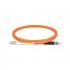 LETLCDO1-031-0 - CORDAO DUPLEX CONECTORIZADO 62.5 LC-UPC/ST-UPC 2.5M - LSZH - LARANJA - 33004517 - LIGHTERA