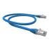 LEGGPC6A-026-0 - PATCH CORD GIGALAN GREEN CAT.6A F/UTP (BLINDADO) 5,0M AZUL  LSZH - 35085426 - LIGHTERA