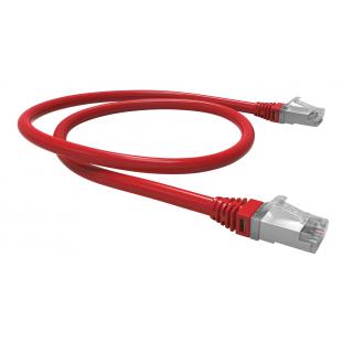 LEGGPC6A-029-0 - PATCH CORD GIGALAN GREEN CAT.6A F/UTP (BLINDADO) 5,0M VERMELHO LSZH - 35085466 - LIGHTERA