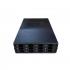 DNCNMDCR-002-0 - MINI-DIO C/ REGUA P/ 12 ACOPLADORES EM ABS PRETO - DN-5800100046 - D-NET