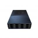 DNCNMDCR-002-0 - MINI-DIO C/ REGUA P/ 12 ACOPLADORES EM ABS PRETO - DN-5800100046 - D-NET