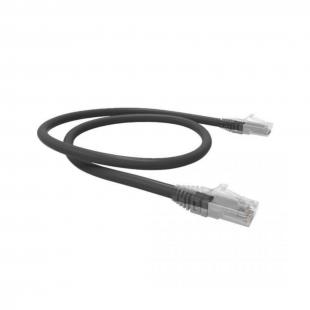 LEMLPC5E-068-0 - PATCH CORD MULTILAN CAT.5E U/UTP 2,5M PRETO CM - 35103104 - LIGHTERA