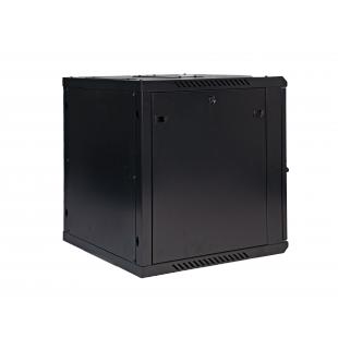 DNMTMRDV-005-0 - MINI RACK 19POL DESMONTAVEL PORTA VIDRO 12U 600 X 600 PRETO S/ GUIAS - DN-MRDV-12-60.59PT - D-NET