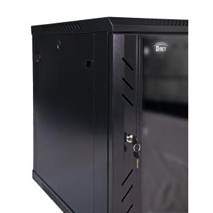 DNMTMRDV-001-0 - MINI RACK 19POL DESMONTAVEL PORTA VIDRO 6U 600 X 600 PRETO S/ GUIAS - DN-MRDV-6-60.59PT - D-NET