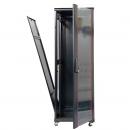 DNMTRSDV-010-0 - RACK SERVIDOR 19POL DESMONTAVEL PORTA VIDRO 44U 800 X 800 PRETO C/ GUIAS - DN-RSDV-44-80.80PT - D-NET