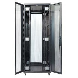 DNMTRSDP-006-0 - RACK SERVIDOR 19POL DESMONTAVEL PORTA PERF. 44U 800 X 1200 PRETO C/ GUIAS - DN-RSDP-44-80.120PT - D-NET