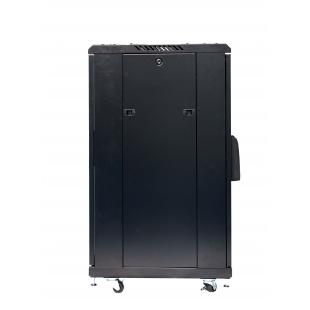 DNMTRSDV-002-0 - RACK SERVIDOR 19POL DESMONTAVEL PORTA VIDRO 20U 600 X 800 PRETO S/ GUIAS - DN-RSDV-20-60.80PT - D-NET