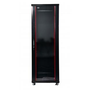 DNMTRSDV-005-0 - RACK SERVIDOR 19POL DESMONTAVEL PORTA VIDRO 36U 600 X 600 PRETO S/ GUIAS - DN-RSDV-36-60.60PT - D-NET