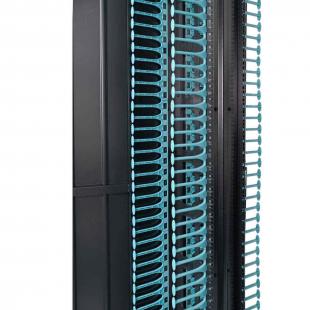 DNMTRAOV-002-0 - ORGANIZADOR DE CABOS VERTICAL 45U X 300MM PRETO P/ RACK ABERTO HD - DN-GVDM-45-30PT - D-NET