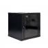 DNMTMRDV-005-0 - MINI RACK 19POL DESMONTAVEL PORTA VIDRO 9U 600 X 600 CINZA S/ GUIAS - DN-MRDV-9-60.59CZ - D-NET