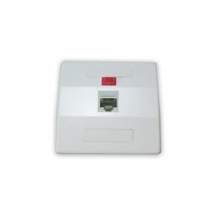 DNCNEP33-005-0 - ESPELHO PLASTICO 3X3 P/ 1 RJ-45 EM ABS BRANCO - DN-6000900015 - D-NET