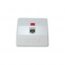 DNCNEP33-005-0 - ESPELHO PLASTICO 3X3 P/ 1 RJ-45 EM ABS BRANCO - DN-6000900015 - D-NET