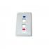 DNCNEP42-003-0 - ESPELHO PLASTICO 4X2 P/ 2 RJ-45 EM ABS BEGE - DN-6000500045 - D-NET