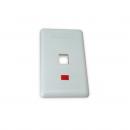 DNCNEP42-006-0 - ESPELHO PLASTICO 4X2 P/ 1 RJ-45 EM ABS BRANCO - DN-6000900035 - D-NET