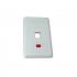 DNCNEP42-001-0 - ESPELHO PLASTICO 4X2 P/ 1 RJ-45 EM ABS BEGE - DN-6000500030 - D-NET