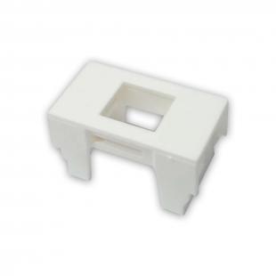DNCNMOSI-001-0 - MODULO SIEMENS / IRIEL-ILUS / TALARI / IMPERIA  P/ RJ-45 EM ABS BRANCO(PCT 10) - DN-6200900065 - D-NET