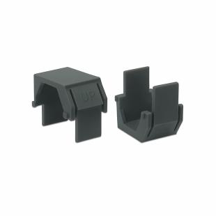 DNCNTCRJ-004-0 - TAMPA CEGA P/ RJ-45 EM ABS CINZA ESCURO (PCT 30) - DN-6000000090 - D-NET