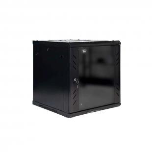 DNMTMRDV-006-0 - MINI RACK 19POL DESMONTAVEL PORTA VIDRO 12U 600 X 600 CINZA S/ GUIAS - DN-MRDV-12-60.59CZ - D-NET