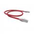 FEMLPC06-009-2 - PATCH CORD MULTILAN CAT.6 26AWG - U/UTP 1,5M VERMELHO CM - 35120200. - LIGHTERA