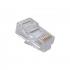 LESPRJ5E-004-1 - CONECTOR RJ-45 SOHOPLUS CAT.5E CABO SOLIDO/FLEXIVEL CRISTAL - 35050290 - LIGHTERA