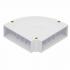 DTSTCVH9-001-0 - CURVA HORIZONTAL 90 PRF 25MM AL BRANCO - DT-35140.00 - DUTOTEC