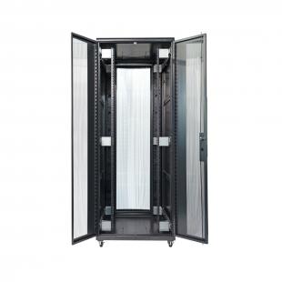 DNMTRSDP-002-0 - RACK SERVIDOR 19POL DESMONTAVEL PORTA PERF. 44U 600 X 1100 PRETO S/ GUIAS - DN-RSDP-44-60.110PT - D-NET