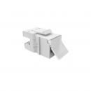 LEGLRJ06-016-5 - CONECTOR RJ-45 GIGALAN CAT.6 BRANCO T568A/T568 FEMEA - 35060601 - LIGHTERA