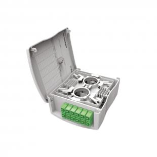 LETLDWMD-001-0 - DIO BW12 MODULO BASICO COM BANDEJA ARTICULADA PAREDE 12F CINZA - 35260276 - LIGHTERA