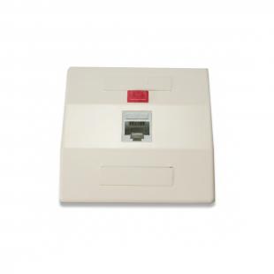 DNCNEP33-002-0 - ESPELHO PLASTICO 3X3 P/ 1 RJ-45 EM ABS BEGE - DN-6000500015 - D-NET