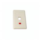 DNCNEP42-001-0 - ESPELHO PLASTICO 4X2 P/ 1 RJ-45 EM ABS BEGE - DN-6000500030 - D-NET