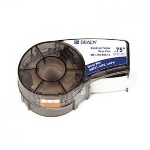BYSIETM2-016-0 - ETIQUETA P/ M210/M211 B595 VINYL PERMANENTE 0.75 POL X 21 PES BR NO AZ - M21-750-595-BL - BRADY