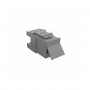 LEGLRJ06-017-5 - CONECTOR RJ-45 GIGALAN CAT.6 CINZA T568A/T568 FEMEA - 35060604 - LIGHTERA