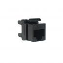DNCNCNFM-001-0 - CONECTOR RJ45 F�MEA PRETO 90/180� CAT6 T568A/B - DN-CF-CAT6 - D-NET