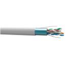 LEGGCC6A-004-2 - CABO TRANSM. DADOS GIGALAN GREEN CAT.6A F/UTP (BLINDADO) 23AWG X 4P BRANCO LSZH-3 BOBINA 305MTS - 23370106 - LIGHTERA