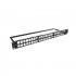 LEFAPPDB-008-0 - PATCH PANEL DESCARREGADO BLINDADO  19 POL/1U  48 PORTAS RETO - 35050824 - LIGHTERA