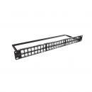 LEFAPPDB-008-0 - PATCH PANEL DESCARREGADO BLINDADO  19 POL/1U  48 PORTAS RETO - 35050824 - LIGHTERA