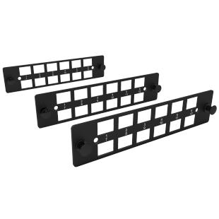 LETLDECT-003-0 - KIT 3X PLACAS LGX METALICO 08 POSICOES LC/SC - 35260602 - LIGHTERA