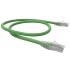 LEGGPC06-025-0 - PATCH CORD GIGALAN GREEN CAT.6 U/UTP 2,0M VERDE LSZH - 35123213 - LIGHTERA
