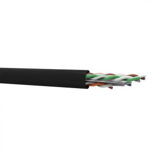 LEGGCC06-008-0 - CABO TRANSM. DADOS GIGALAN GREEN CAT.6 U/UTP INDOOR/OUTDOOR 23AWG X 4P PRETO CMX - 23400092 - LIGHTERA