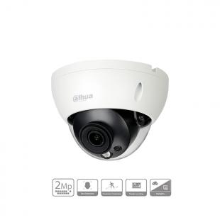 DHCIDMTE-003-0 - CAMERA IP DOME SERIE 5 2MP FX 3.6MM IR40M IP67 IK10 SDCARD/AUDIO/ALARME/MIC - DH-IPC-HDBW5241RN-ASE-0360B - DAHUA