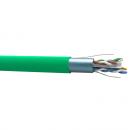 LEGGCC6A-007-2 - CABO TRANSM. DADOS GIGALAN GREEN CAT.6A F/UTP (BLINDADO) 23AWG X 4P VERDE LSZH-3 CX 305M - 23370095 - LIGHTERA