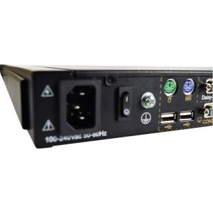 DNKVGVTA-002-0 - KVM GAVETA 17" VGA 8 PORTAS - DN-KVM-1008. - D-NET